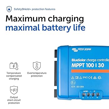 Amazon.co.jp: Victron Energy BlueSolar MPPT 100/30充電